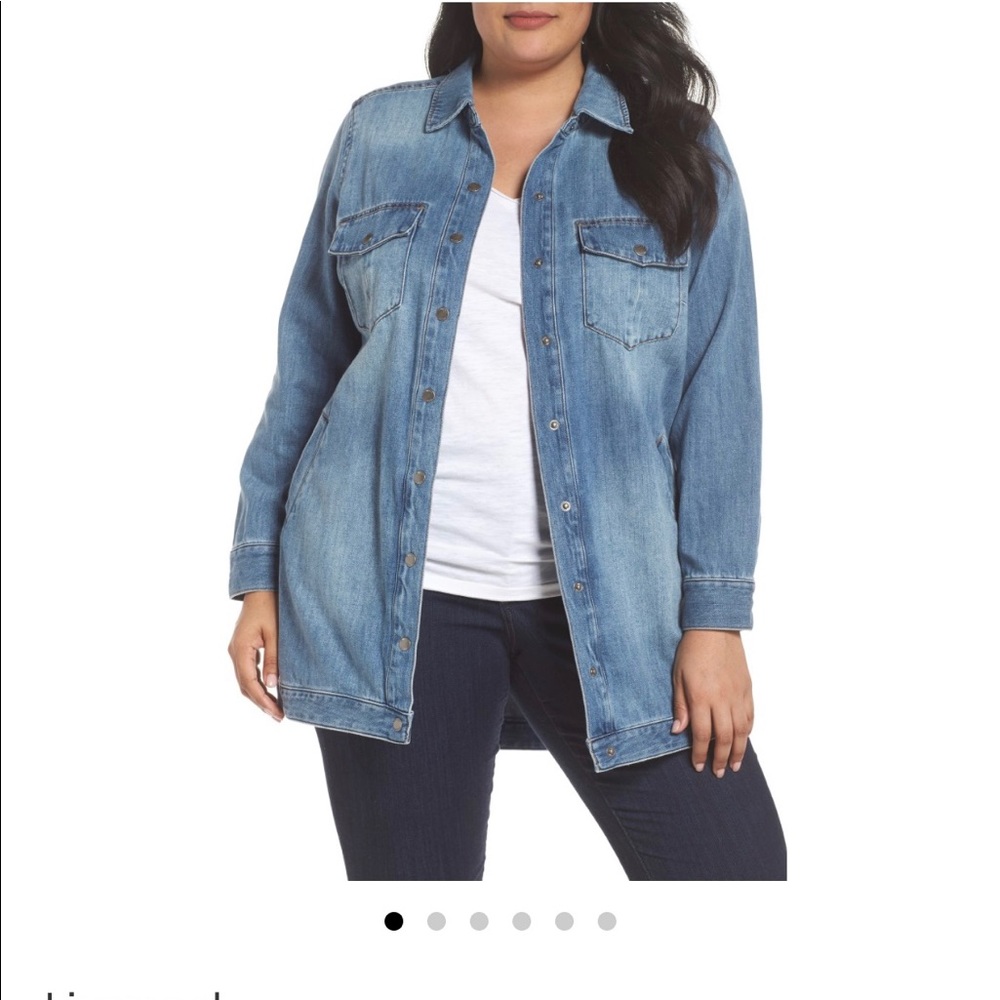 Nordstrom Liverpool Longer Denim Jacket